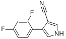3-CYANO-4-(2,4-DIFLUOROPHENYL)PYRROLE CAS#: 124169-98-8