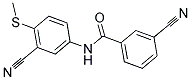 3-CYANO-N-[3-CYANO-4-(METHYLSULFANYL)PHENYL]BENZENECARBOXAMIDE CAS#: 320421-53-2