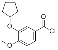 3-(CYCLOPENTYLOXY)-4-METHOXYBENZOYL CHLORIDE CAS#: 144036-19-1