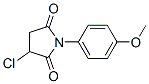 3-Chloro-1-(4-methoxyphenyl)-2,5-pyrrolidinedione CAS#: 36342-13-9