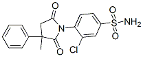 3-Chloro-4-(3-methyl-2,5-dioxo-3-phenyl-1-pyrrolidinyl)benzenesulfonamide CAS#: 30438-05-2