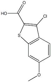 3-Chloro-6-methoxybenzo[b]thiophene-2-carboxylicacid CAS#: 310390-60-4