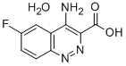 3-Cinnolinecarboxylic acid, 4-amino-6-fluoro-, hydrate CAS#: 161373-43-9