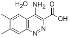 3-Cinnolinecarboxylic acid, 4-amino-6,7-dimethyl-, hydrate CAS#: 161373-42-8