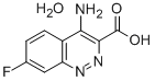 3-Cinnolinecarboxylic acid, 4-amino-7-fluoro-, hydrate CAS#: 161373-44-0