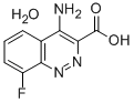 3-Cinnolinecarboxylic acid, 4-amino-8-fluoro-, hydrate CAS#: 161373-45-1