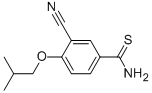 3-Cyano-4-(2-methylpropoxy)benzenecarbothioamide CAS#: 163597-57-7