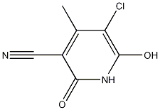 3-Cyano-4-methyl-5-chloro-6-hydroxy-2-pyridone CAS#: 139713-57-8