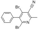 3-Cyano-4,6-dibromo-2-methyl-5-phenylpyridine CAS#: 127581-39-9