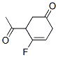 3-Cyclohexen-1-one, 5-acetyl-4-fluoro- (9CI) CAS#: 145300-02-3