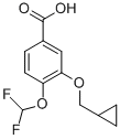 3-Cyclopropylmethoxy-4-difluoromethoxy-benzoic acid CAS#: 162401-62-9