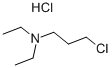 3-DIETHYLAMINOPROPYL CHLORIDE HYDROCHLORIDE CAS#: 4535-85-7