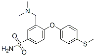 3-[(DIMETHYLAMINO)METHYL]-4-[4-(METHYLSULFANYL)PHENOXY]BENZENE-1-SULFONAMIDE CAS#: 364321-71-1
