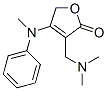 3-[(Dimethylamino)methyl]-4-(methylphenylamino)-2(5H)-furanone CAS#: 119648-09-8