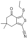 3-(ETHYLTHIO)-6,6-DIMETHYL-4-OXO-4,5,6,7-TETRAHYDROBENZO[C]THIOPHENE-1-CARBONITRILE CAS#: 175202-70-7