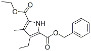 3-Ethyl-4-methyl-1H-pyrrole-2,5-dicarboxylic acid 2-(phenylmethyl)5-ethyl ester CAS#: 35889-90-8