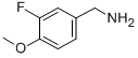 3-FLUORO-4-METHOXYBENZYLAMINE CAS#: 123652-95-9