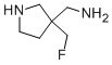 (3-(FLUOROMETHYL)PYRROLIDIN-3-YL)METHANAMINE CAS#: 162687-15-2