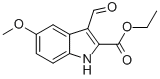 3-FORMYL-5-METHOXY-1H-INDOLE-2-CARBOXYLIC ACID ETHYL ESTER CAS#: 36820-78-7
