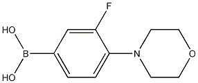 3-Fluoro-4-morpholinophenylboronic Acid CAS#: 279262-09-8