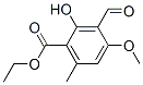3-Formyl-2-hydroxy-4-methoxy-6-methylbenzoic acid ethyl ester CAS#: 38629-37-7
