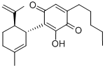 3-HYDROXY-2-[(1R,6R)-3-METHYL-6-(1-METHYLETHENYL)-2-CYCLOHEXENE-1-YL]-5-PENTYL-2,5-CYCLOHEXADIENE-1,4-DIONE CAS#: 137252-25-6
