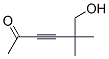 3-Hexyn-2-one, 6-hydroxy-5,5-dimethyl- (9CI) CAS#: 167107-44-0