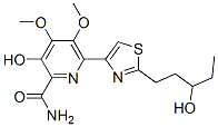 (+)-3-Hydroxy-6-[2-(3-hydroxypentyl)-4-thiazolyl]-4,5-dimethoxy-2-pyridinecarboxamide CAS#: 122535-54-0