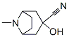 3-Hydroxy-8-methyl-8-azabicyclo[3.2.1]octane-3-carbonitrile CAS#: 40131-43-9