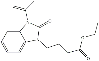 3-Isopropenyl-2-oxo-1-benzimidazolinebutyric Acid Ethyl Ester CAS#: 116199-87-2