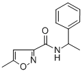 3-Isoxazolecarboxamide, 5-methyl-N-(1-phenylethyl)-, (+-)- CAS#: 145441-01-6