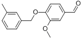3-METHOXY-4-[(3-METHYLBENZYL)OXY]BENZALDEHYDE CAS#: 292173-01-4