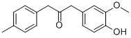 3-METHOXY-4-HYDROXYBENZYL,4'-METHYLBENZYL KETONE CAS#: 134612-39-8