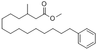 3-METHYL-15-PHENYLPENTADECANOIC ACID METHYL ESTER CAS#: 116754-85-9