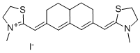 3-METHYL-2-([7-[(3-METHYL-1,3-THIAZOLIDIN-2-YLIDENE)METHYL]-4,4A,5,6-TETRAHYDRO-2(3H)-NAPHTHALENYLIDENE]METHYL)-4,5-DIHYDRO-1,3-THIAZOL-3-IUM IODIDE CAS#: 144773-56-8