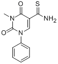 3-METHYL-2,4-DIOXO-1-PHENYL-1,2,3,4-TETRAHYDROPYRIMIDINE-5-CARBOTHIOAMIDE CAS#: 125187-18-0