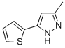 3-METHYL-5-(2-THIENYL)-1H-PYRAZOLE CAS#: 31618-80-1