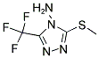 3-(METHYLSULFANYL)-5-(TRIFLUOROMETHYL)-4H-1,2,4-TRIAZOL-4-AMINE CAS#: 164352-65-2