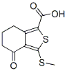 3-(METHYLTHIO)-4-OXO-4,5,6,7-TETRAHYDROBENZO[C]-THIOPHENE-1-CARBOXYLIC ACID CAS#: 168279-58-1
