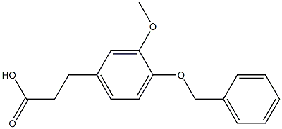 3-Methoxy-4-(benzyloxy)-benzenepropanoic acid CAS#: 30034-49-2