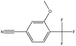 3-Methoxy-4-(trifluoroMethyl)benzonitrile, 97% CAS#: 447-93-8