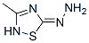 3-Methyl-1,2,4-thiadiazol-5(2H)-one hydrazone CAS#: 38362-20-8