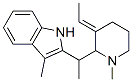 3-Methyl-2-[1-(1-methyl-3-ethylidene-2-piperidinyl)ethyl]-1H-indole CAS#: 3484-71-7