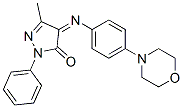 3-Methyl-4-[(p-morpholinophenyl)imino]-1-phenyl-2-pyrazolin-5-one CAS#: 4722-21-8