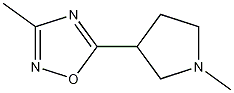 3-Methyl-5-(1-methylpyrrolidin-3-yl)-1,2,4-oxadiazol CAS#: 114724-47-9