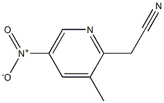 (3-Methyl-5-nitro-pyridin-2-yl)-acetonitrile CAS#: 123846-67-3