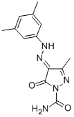 3-Methyl-5-oxo-4-[2-(3,5-xylyl)hydrazono]-2-pyrazoline-1-carboxamide CAS#: 34388-24-4