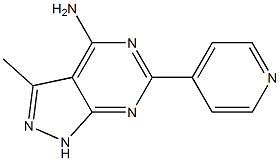 3-Methyl-6-(pyridin-4-yl)-1H-pyrazolo[3,4-d]pyriMidin-4-aMine CAS#: 158001-32-2