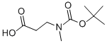 3-(Methylamino)propanoic acid, N-BOC protected CAS#: 124072-61-3