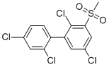 3-Methylsulfonyl-2,2',4',5-tetrachlorobiphenyl CAS#: 116807-52-4